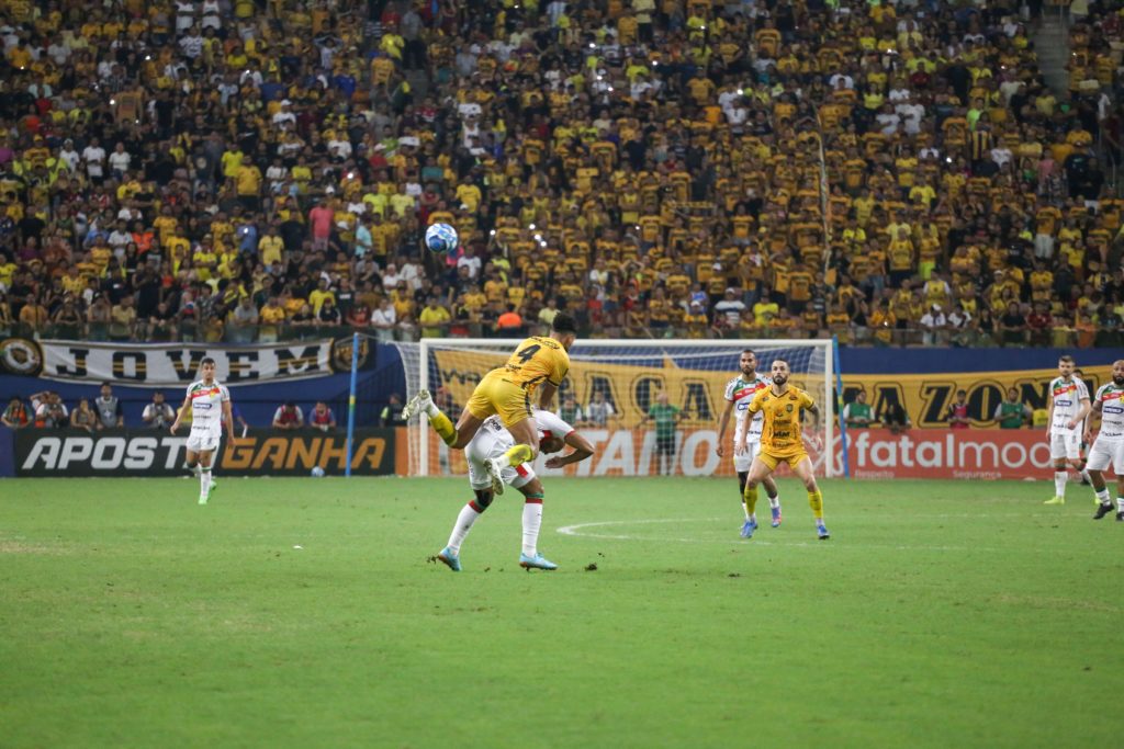 Amazonas FC durante partida em Manaus.