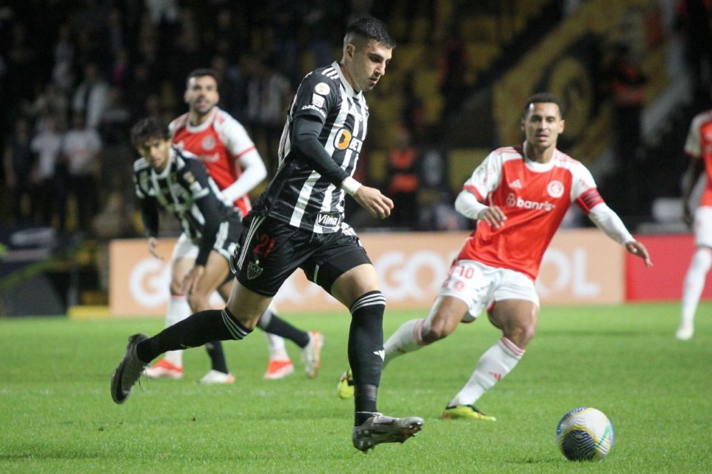 Battaglia em jogo do Atlético-MG pelo Brasileirão