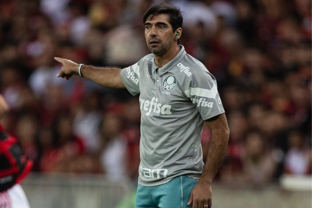 Técnico Abel Ferreira no comando do Palmeiras