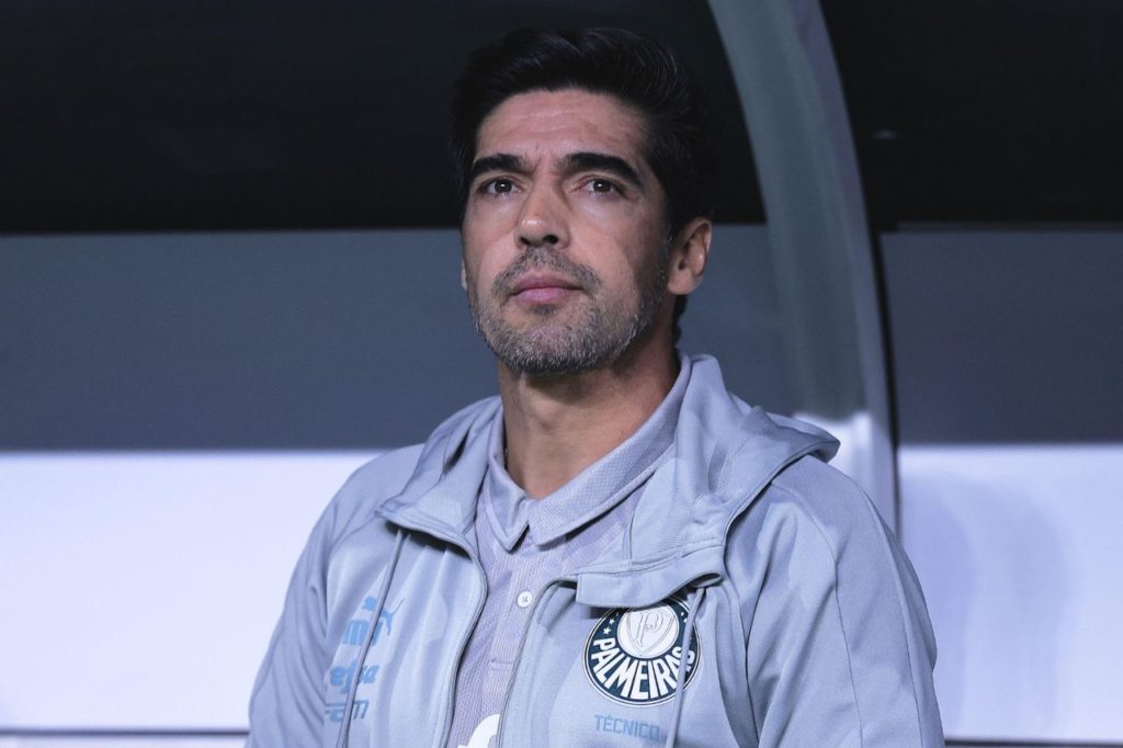 Técnico Abel Ferreira no comando do Palmeiras