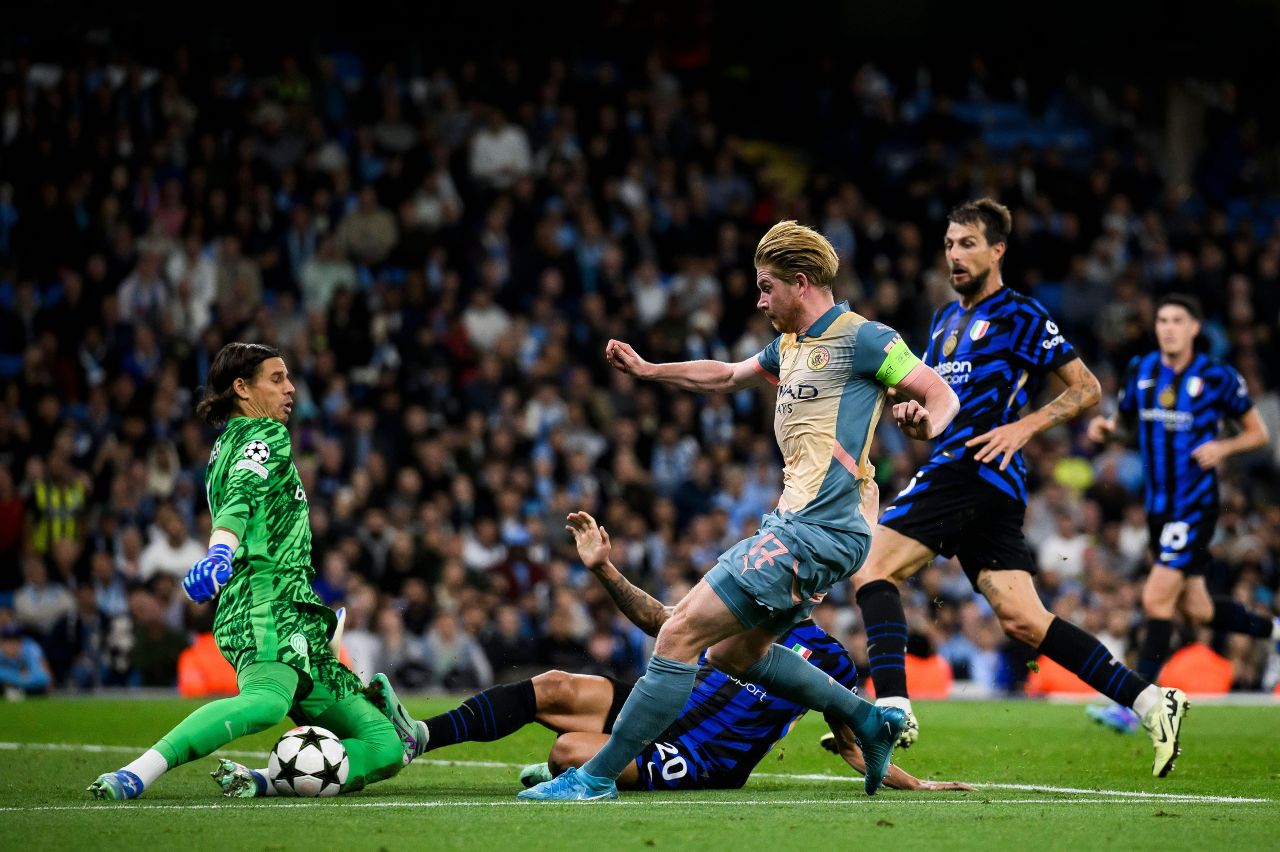 Manchester City e Inter de Milão empatam na Champions League