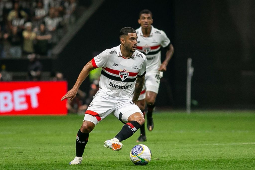 Meia-atacante Wellington Rato em jogo do São Paulo