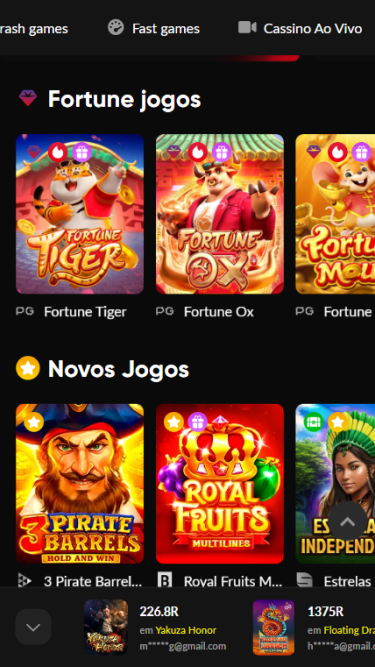 Catálogo de jogos de cassino de Betboom.