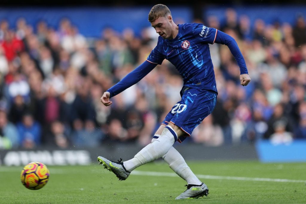 Palmeiras finaliza para fazer o gol a vitória do Chelsea em cima do Newcastle no Stamford Bridge